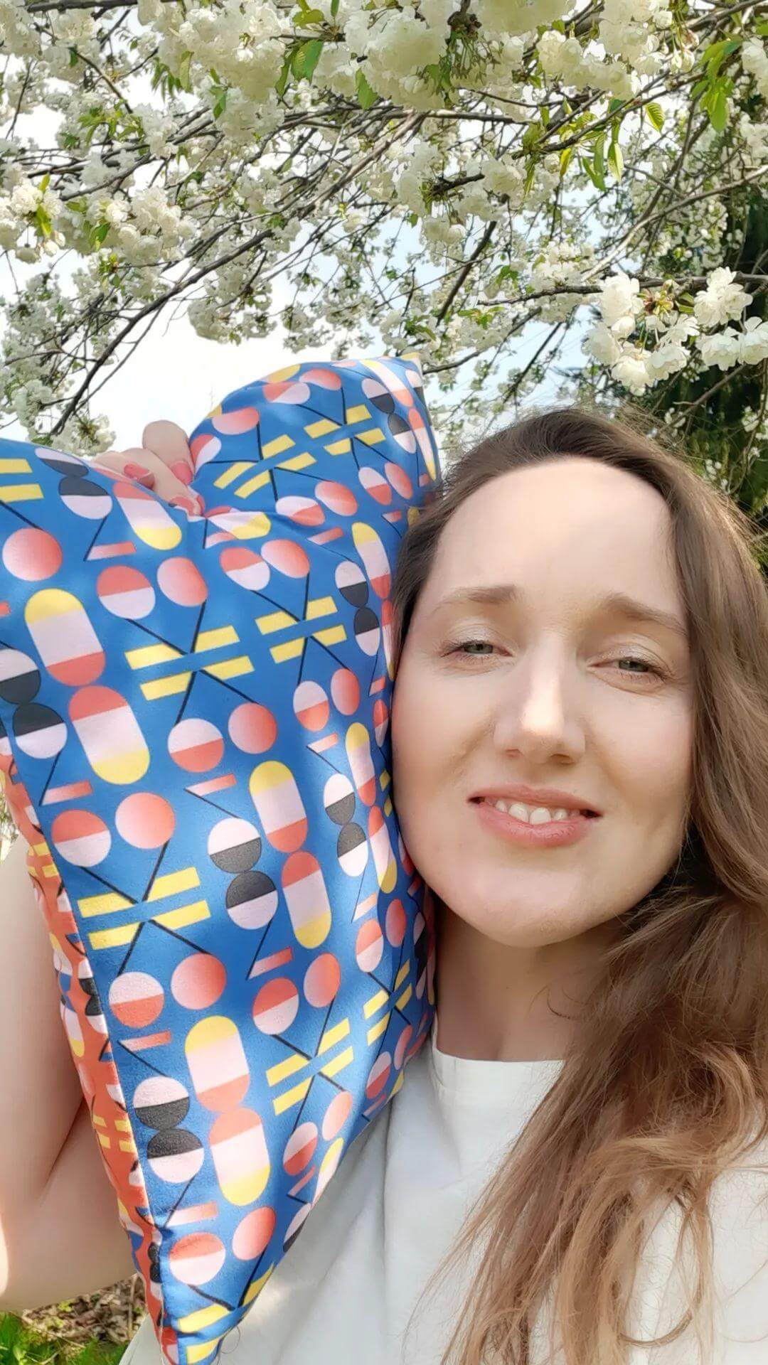 poduszka JOY_blue poduszka JOY_blue