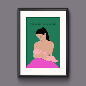 Mama karmiąca dziecko_green