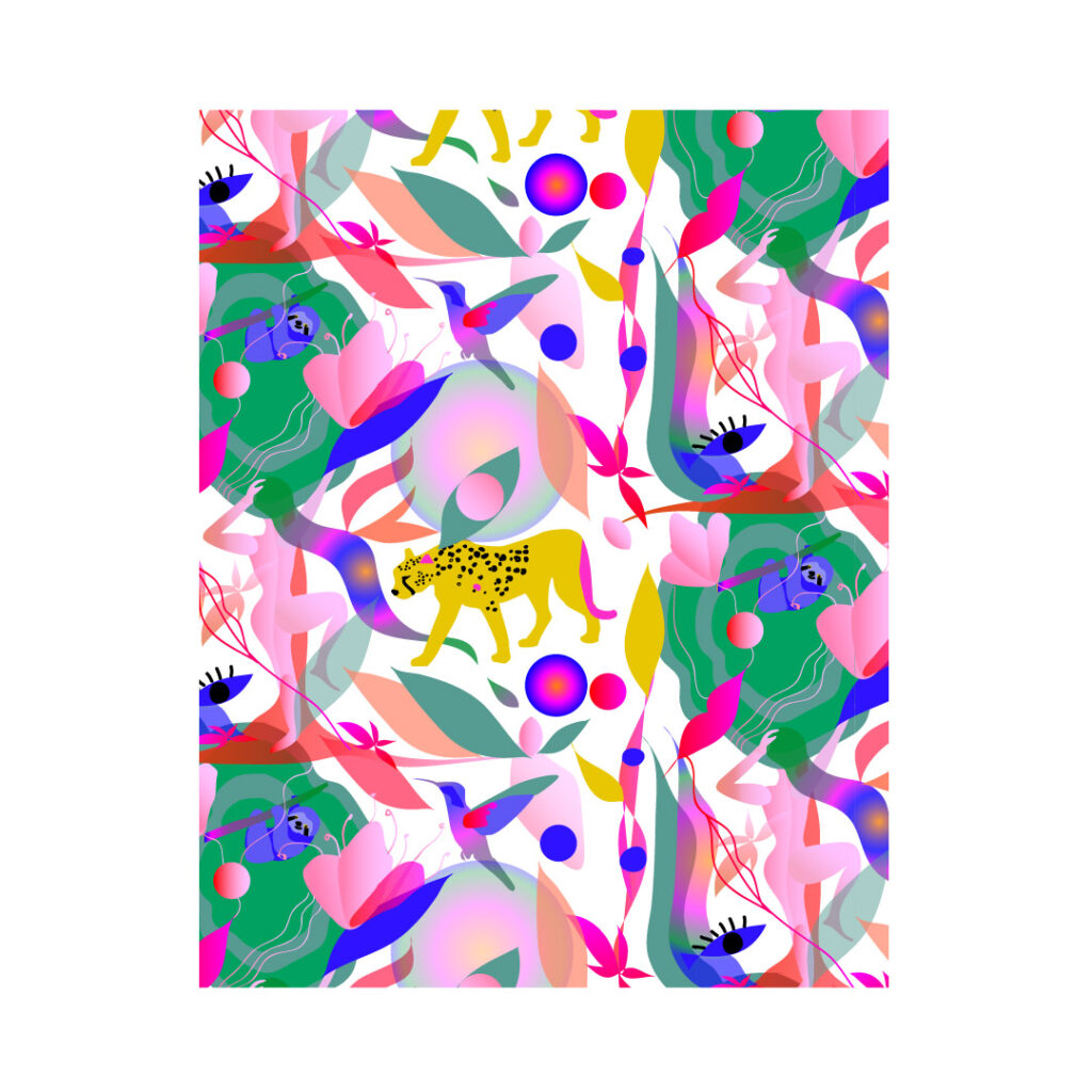 pattern_stay wild_white